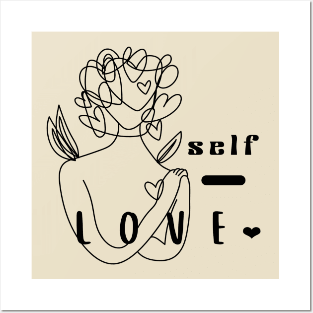 Self Love Wall Art by babybluee